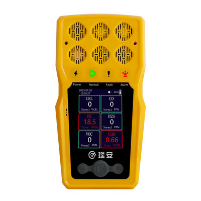 BTQ-YA-C100FT Handheld Gasdetektor CO O2 H2S LEL Portable Multi Gas Analyzer