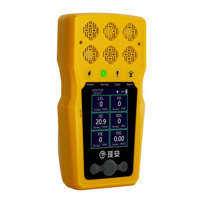 BTQ-YA-C100FT Tragbare Handheld-Gasdetektor Co O2 H2S LEL Mehrfachgasanalysator