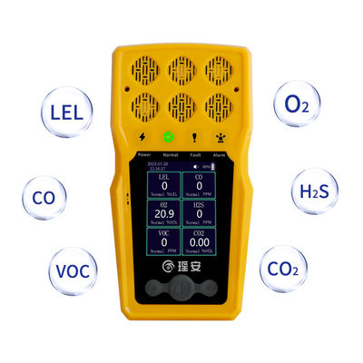 H2S CO O2 LEL Multi Gas Detektor für einen engen Raum