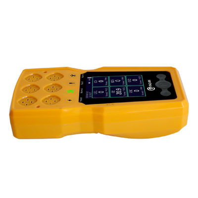 Portable 6 in 1 Multi Gas Detektoren mit Pumpe H2s Co O2 Ch4 Pumpe Probenahme Gas Detektor