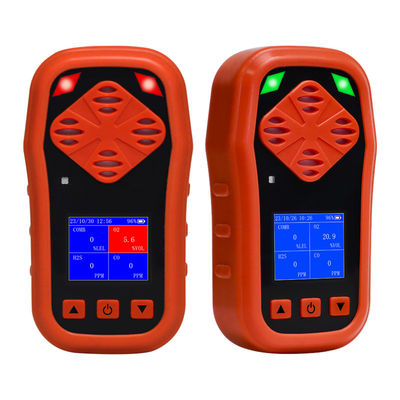 Handheld-Kohlenmonoxiddetektoren Portabler Ammoniak-Analysator Mehrfachgasdetektor 4 Gas