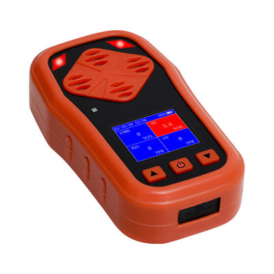 YAOAN CDX4 4 in 1 tragbarer Gasdetektor O2 / CO / H2S / EX mit LCD-Bildschirm